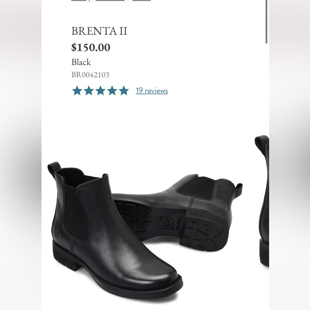 Born Chelsea boots size 8